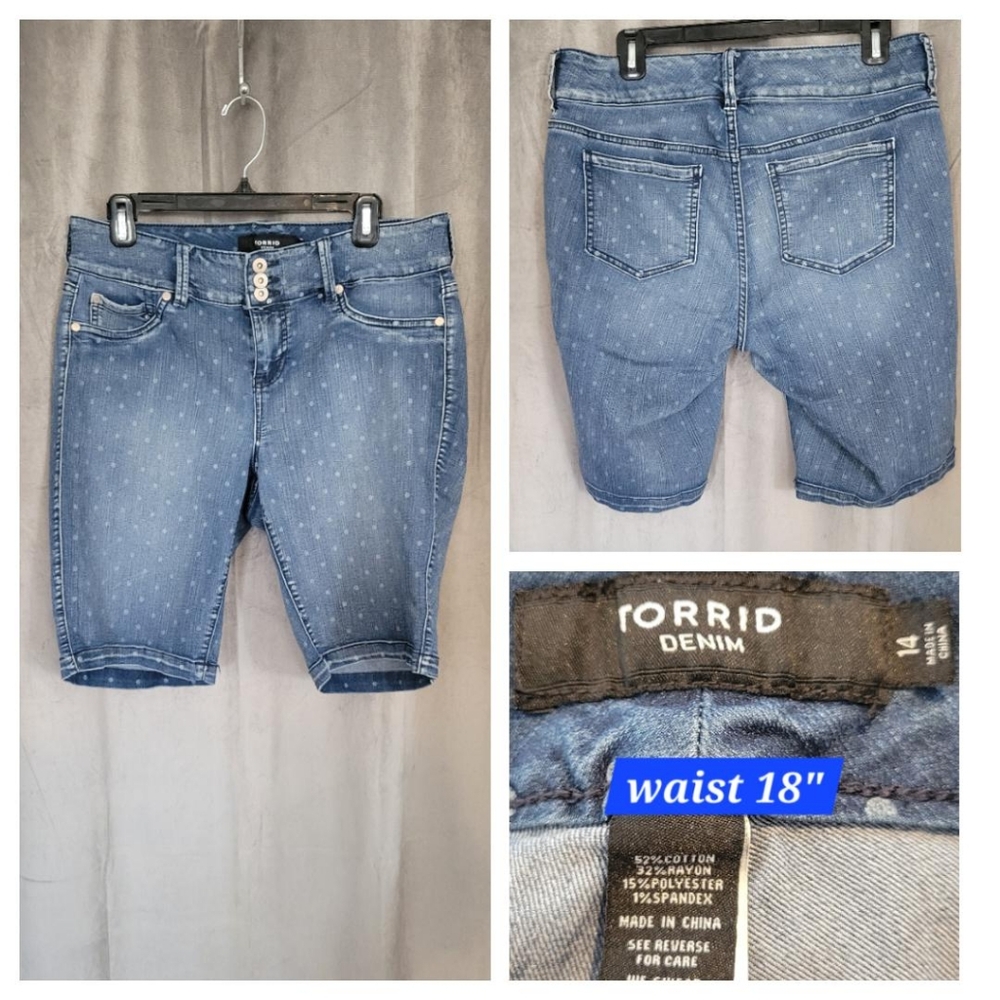 Torrid Size 14 Denim shorts
